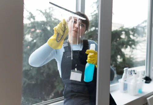 Nettoyage de vitres intérieures et extérieures à Méreuil